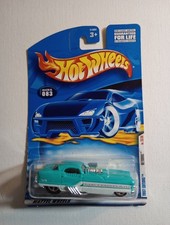 Hot Wheels 2000 First Editions #083 - Metrorail 23/36 Aqua/White Exposed Engine 