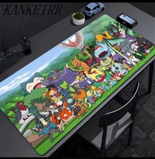 Pokemon Ash Ketchum And Pikachu Grande Mousepad Large Gaming Mouse Pad