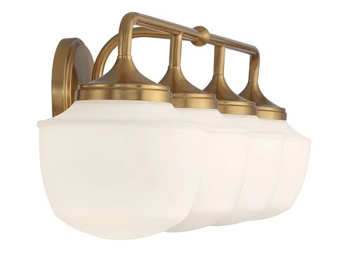 Minka Lavery 2574 Cornwell 4 Light 32"W Vanity Light - Nickel - Picture 2 of 7