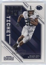2018 Panini Contenders Draft Picks Game Day Tickets Saquon Barkley #5 02wb