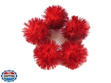 YYCRAFT 30pcs Large Glitter Tinsel Pom Poms Sparkle Balls for DIY Craft,Cat T
