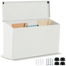 Wall Mount Mailbox for Outside 15.35 x 9.45 x 3.94 Inch Large Metal Rustproof...