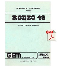 GEM Rodeo 49 Service Manual Repair Schematic Diagram Schaltplan Electrical Diagram