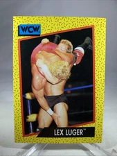 WCW WORLD CHAMPIONSHIP WRESTLING  1991 TRADING CARD #  16 LEX LUGER