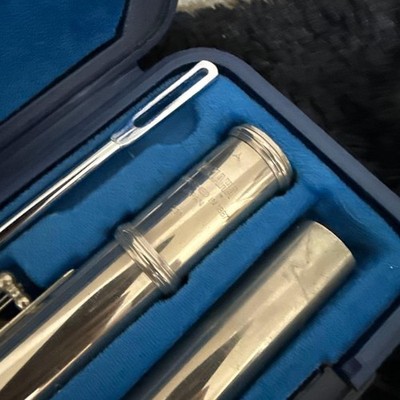 YAMAHA Yfl-211 Flute Silver Plating No Hard Case unit only Good GP