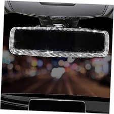 Bling Rhinestone Car Rear View Mirror with Crystal Diamonds Bling Rhinestones