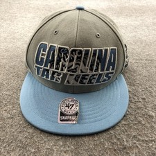 North Carolina Tar Heels Hat Cap Snap Back Mens One Size Gray Blue NCAA UNC