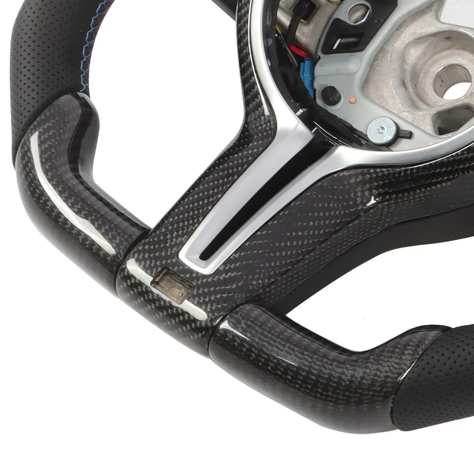 Carbon Fiber Steering Wheel For BMW F30 F31 F20 F33 F34 F36 F22 M2 M3 M4 S11 - Image 3 of 4