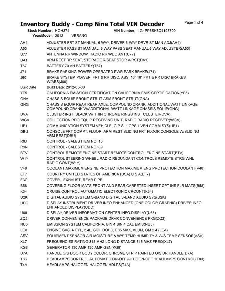 Engine ECM Electronic Control Module VIN W 4th Digit Fits 12-16 IMPALA 30603863 Foto 3 de 4