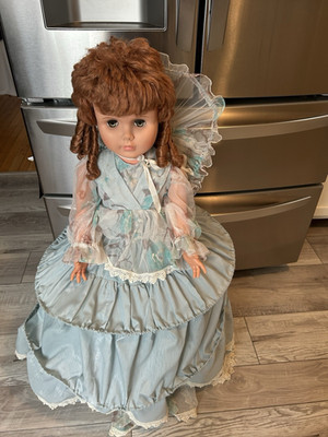 Uneeda Lifesize Doll 35 H Dress &Shoes