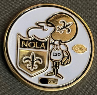 IBEW Local 130 Challenge Coin New Orleans Louisiana Saints Football NFL NOLA