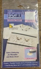 Soft Impressions Embossing Template /w Bonding Secret 21601 Teddy Bear New