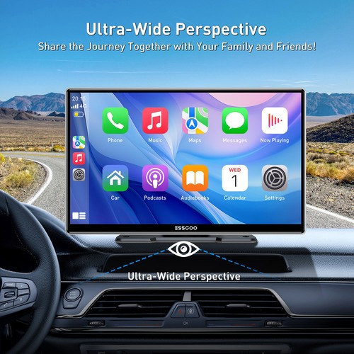 9 Inch Car Truck Bluetooth Nav Navigation Portable Apple CarPlay Android Auto FM - Picture 11 of 15