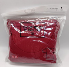 Uniqlo Dry Color Crew Neck T-Shirt Size L Color 17Red New From Japan