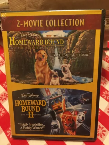 WALT DISNEY MOVIE COLLECTION CAT DOGS HOMEWARD BOUND PLUS II NEW SEALED