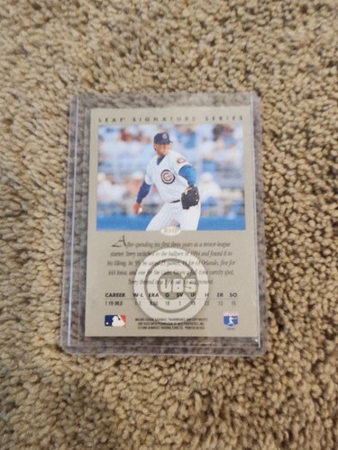1996 Leaf Signature Series - Terry Adams Auto - Picture 2 of 2