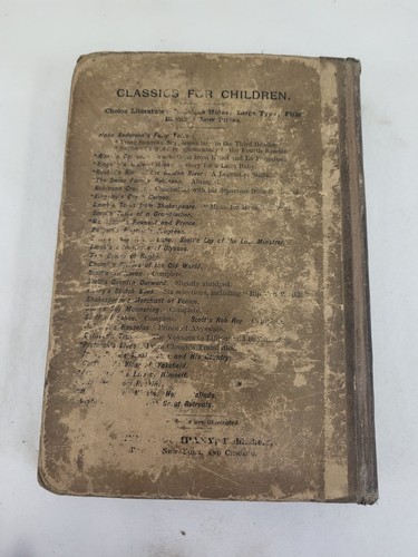Antique Plutarchs Lives Edwin Ginn Classics For Children Book Hard Cover 1890 - Picture 9 of 10