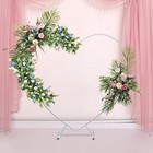 Modern Wedding Arch Heart Shaped Metal stand Flowers Balloon Frame Backdrop