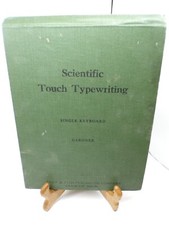 Scientific Touch Typewriting Single Keyboard Gardner HC 1914 thumbnail