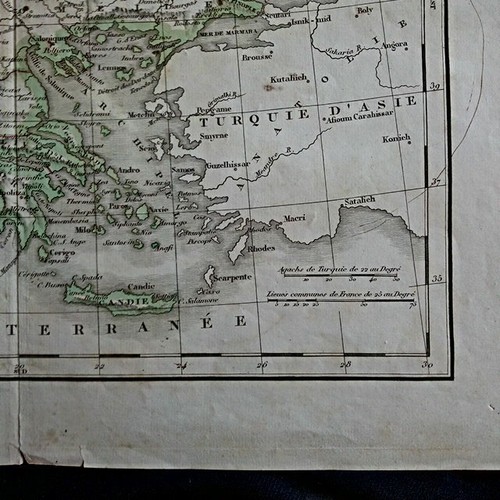 Carte géographique Turquie d'Europe 1833 - Picture 4 of 8