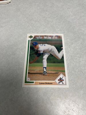 1990 Upper Deck Baseball  # 9 Lance Dickson RC
