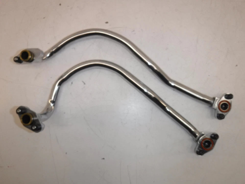 08-14 yamaha road star s 1700 silverado ENGINE MOTOR OIL PIPE LINES HARD LINE - Imagem 4 de 4