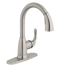 Glacier Bay Dylan Single-Handle Pull-Down Kitchen Faucet, Stainless Steel