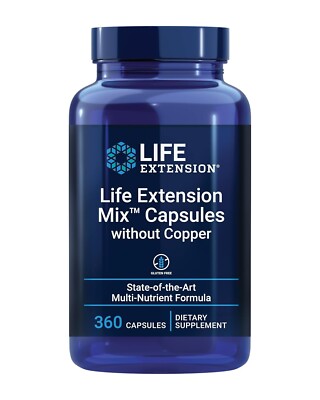 Life Extension, Mix Capsules without Copper, 360 Capsules