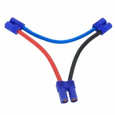Series Wire EC5 1 Female to 2 Male EC3 12AWG 10CM Cable Doubles Voltage battery