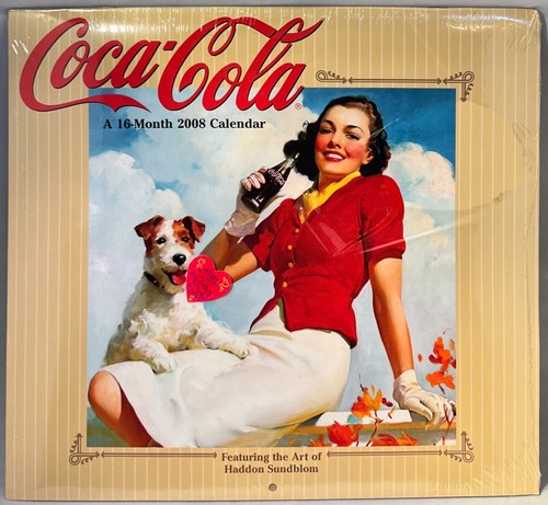 2 COKE CALENDARS 2004 Honoring US Military + 2008 Haddon Sundblom Art NEW SEALED - Picture 5 of 7