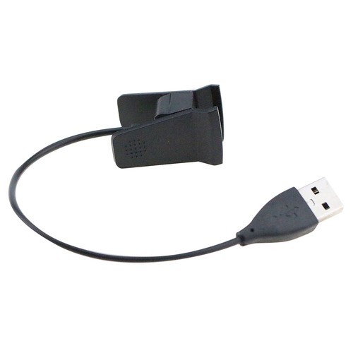 USB Charging Charger Cable Cord Clip for Fitbit Alta Watch Bracelet Wristband - Photo 4 sur 7