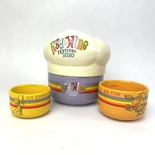 Disney Measuring Cups 2020 Food & Wine Festival 25 Years 4 Piece Set Incomplete