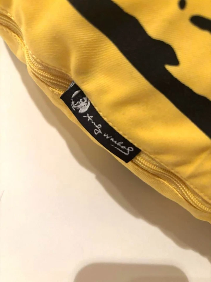 MEDICOM TOY x Andy Warhol Banana Plush 48 inch - Image 4 of 4