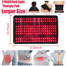 210 LED 30W 660nm 850nm Near Infrared Light Therapy Waist Pain Relief NEW