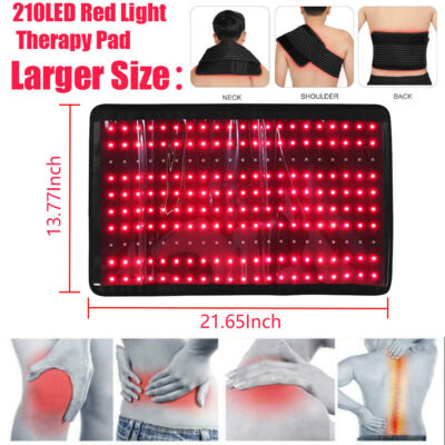 210 LED 30W 660nm&850nm Near Infrared Light Therapy Waist Pain Relief NEW