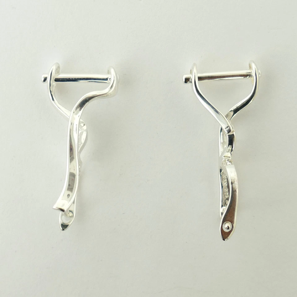 BRINCOS DE PRATA ESTERLINA CHAMILIA RE-2 COM FECHO MODERNO - wuw08.26.19.2769 - Imagem 4 de 4