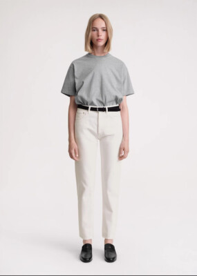 【Toteme】 Mid-riseコットンツイル chinos Relaxed chino trousers desert – TOTEME