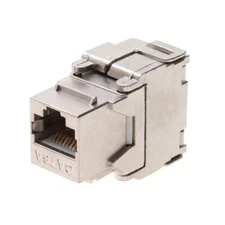 Cat6A RJ45 Network Keystone Jack Shielded Toolless 360 Degree FTP Multi-Pack LOT