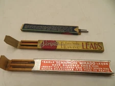 LOT 3  Mirado Semaphore Thin Leads Eagle Pencil RED 75-41/SCRIPTO( 2 )