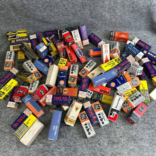 LOT OF VINTAGE VACUUM TUBES - NEW OLD STOCK IN BOXES - See Pics & Video!!