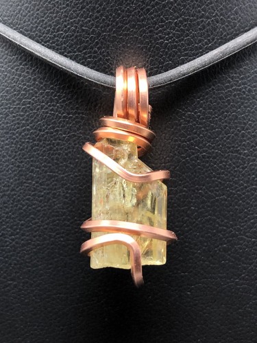 Yellow Natural Apatite Pendant ONLY 