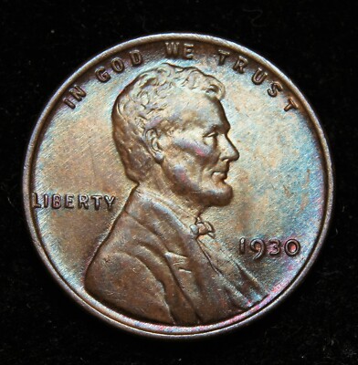 1930 Lincoln Wheat Cent  Pretty Toning!