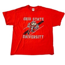 Gildan Ohio State Buckeyes Mens T Shirt Short Sleeve Brutus OSU Collegiate XL