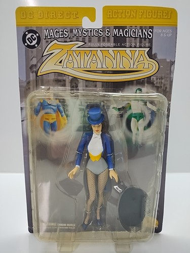 DC Direct Mages Mystics & Magicians - Zatanna Actionfigur - neue Karte hat Gebrauchsspuren - Bild 1 von 6