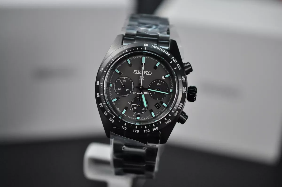 Seiko Black Series Prospex SBDL103/SSC917P1 Solar Speedtimer Chronograph