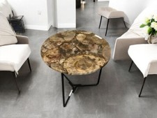 Petrified Wood Table Unique Natural Wood Table For Housewarming Furniture