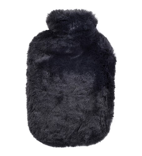 Latex Free Faux Fur Fashy 2L Hot Water Bottle - Picture 9 of 12