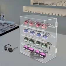 Acrylic Eyewear Showcase, Acrylic Display Case, Clear Acrylic Display Case