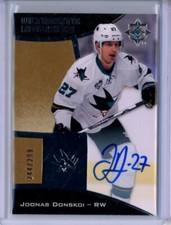 2015-16 Ultimate Collection #60 Joonas Donskoi RC AUTO /299 - San Jose Sharks