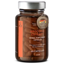 Broccoli Sprout Extract with 10% Sulforaphane Herbal Supplement Made in Germany